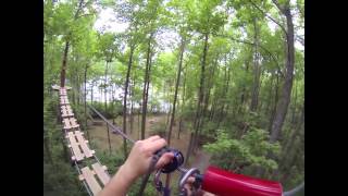 Go Ape Rope Course in Bear Delaware [upl. by Gnoix886]