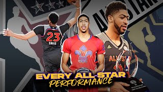 Anthony Davis Every Single AllStar Game Highlight 🌟 2014 20162020 [upl. by Kemppe]