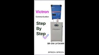 BROW LV 15KWH LiFePO4 Battery  Victron MultiplusII 3kW Inverter Communication [upl. by Launce]