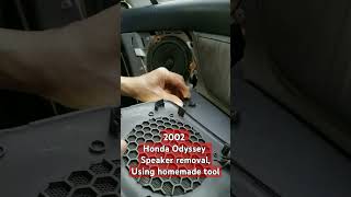 2002 honda Odyssey speaker removal hondaodyssey automobile sidestreetmechanic [upl. by Ikcim]