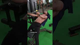 Cobra back🐍bodybuilding motivation fitnessmotivation gymexercises natural [upl. by Joye]