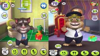 My Talking Tom level 20 VS level 70 Gameplay Great Makeover for Children HD [upl. by Annawahs806]