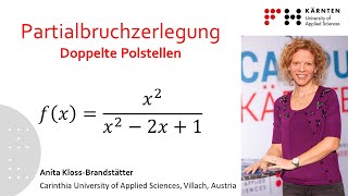 Partialbruchzerlegung Doppelte Polstellen [upl. by Terryl]