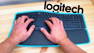 Logitech ERGONOMIC Keyboard K860  Unboxing amp Overview [upl. by Einnaj643]