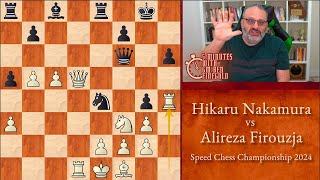 5 Minutes with GM Ben Finegold Nakamura vs Firouzja Speed Chess Championship 2024 [upl. by Askwith735]