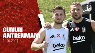 Immobilenin Takımla İlk Antrenmanı ⚽  Beşiktaş Günün Antrenmanı  15 Temmuz [upl. by Eiuqnom]