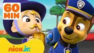 PAW Patrol Baby Rescues amp Adventures w Chase 2 👶 1 Hour Compilation  Nick Jr [upl. by Leitman]