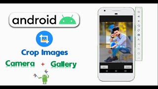 how to crop image from camera and gallery in androidpick image from gallery amp camera android kotlin [upl. by Tirzah]