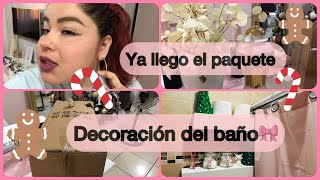 🎀COMO DECORAR UN BAÑO PEQUEÑO 🎄🎀 LIMPIEZA MANTENIMIENTO 🎄 [upl. by Nirrok]