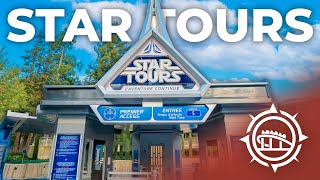 🇫🇷 DISNEYLAND PARIS Star Tours  Attraction Walkthrough 4K [upl. by Ennovi482]