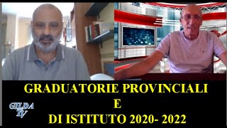 GRADUATORIE PROVINCIALI E DI ISTITUTO 2020 2022 GUIDA ALLA COMPILAZIONE ON LINE [upl. by Eicyac]