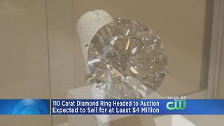 110 Carat Diamond Ring Expected To Sell For At Least 4 Million [upl. by Shuping]