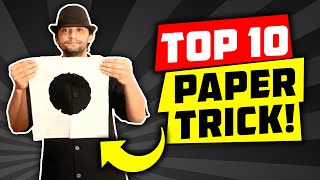 10 BEST Paper Magic Tricks 👉 How To Do Paper Magic Tricks Tutorials [upl. by Dreda]