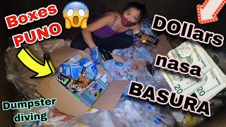 DUMPSTER DIVING BOXES PUNO DOLLARS NASA BASURA MAKIKITA [upl. by Newbold]