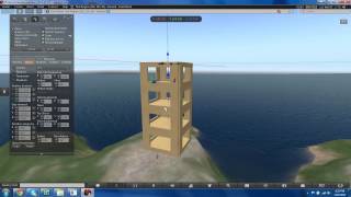 Open Simulator 4  Build a House [upl. by Mikaela698]