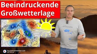 Beeindruckend stabile Großwetterlage über Europa [upl. by Nanreit]