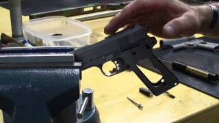 Harp Custom 1911 Trigger Job Colt 1911 Pistol Trigger Spring Tuning [upl. by Cirri]