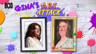 Gina Rinehart’s art attack over portrait  Media Bites [upl. by Harriot711]