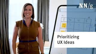 How to Prioritize Ideas from UX Brainstorming Sessions [upl. by Mellar]