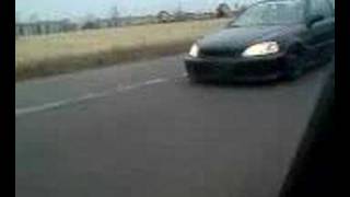 5th Gen Accord h22a VS EM1 Civic poormans type r [upl. by Edualc852]