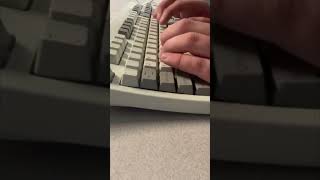 Typing on a Classic Perixx PERIBOARD 106M Keyboard asmr [upl. by Irrok]