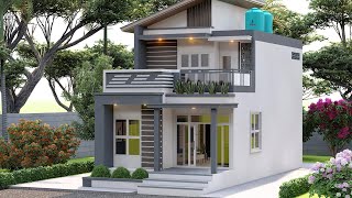 Its very special Beautiful and Luxury 3 Bedroom Small House Special House Design 6x12 meters [upl. by Theone]