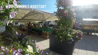 Der Wochenmarkt in Radstadt  frische Produkte von regionalen Standbetreibern amp Höfen [upl. by Jason]