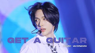 4K 231011 Get A Guitar  RIIZE WONBIN 라이즈 원빈 강원 동계청소년올림픽대회 G100 기념행사 [upl. by Bertasi]