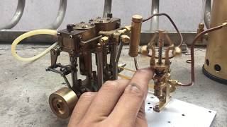 Mini Steam Engine Flyball Governor [upl. by Lindell]