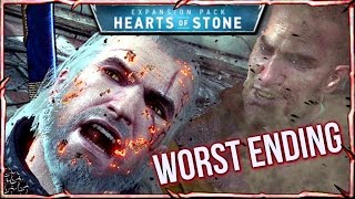 Witcher 3 HEARTS OF STONE  WORST ENDING ► Master Mirror Takes Geralts and Olgierds Souls [upl. by Luisa477]