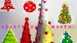 DIY KERSTBOOM ZELF MAKEN [upl. by Tamiko814]