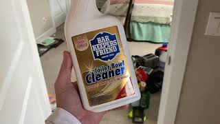 Bar Keepers Friend Toilet Bowl Cleaner Review [upl. by Yedoc]