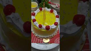 Cake Making Tutorial  Pineapple Cake Tutorial  1 Pound Pineapple Cake cakedecoration shorts [upl. by Constantina]