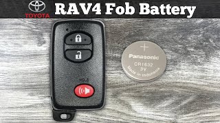 How To Replace 2008  2012 Toyota RAV4 Key Fob Battery  Change Replacement Remote Fob Batteries [upl. by Grishilde]