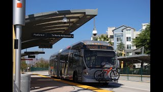 Los Angeles Metro Liner  G Line Orange Line Observations 352021 [upl. by Mehs]