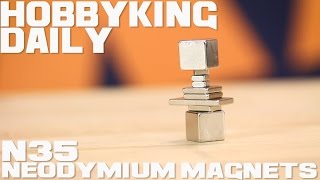 N35 Neodymium Magnet 5 x 5 x 2mm 10pcs  HobbyKing Daily [upl. by Garner]