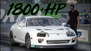 Geos 1800HP Toyota Supra  The BADDEST Supra weve seen [upl. by Eyahc21]