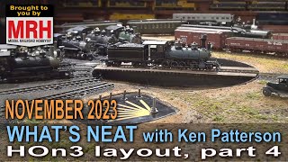 HOn3 layout build part 4  November 2023 WHATS NEAT Model Railroad Hobbyist [upl. by Wieren211]