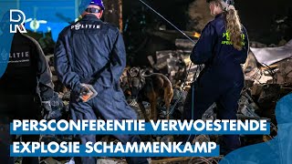 Persconferentie over explosie Schammenkamp in RotterdamZuidwijk [upl. by Etteuqal]