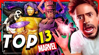 Las 13 Entidades MÁS PODEROSAS de TODO MARVEL [upl. by Larkins466]