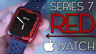 Red Apple Watch Series 7 Unboxing amp First Impressions [upl. by Gavan416]