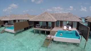 Deluxe Water Villa with Pool Hideaway Beach Resort amp Spa Maldives  Easy Destinos [upl. by Aelegna]