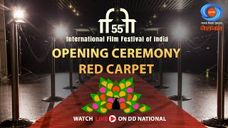 55th International Film Festival of India  Red Carpet  Opening Ceremony [upl. by Zimmermann]