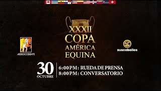 RUEDA DE PRENSA  ENTRENAMIENTOS  CONVERSATORIO GRAN PREVIA A LA XXXII COPA AMERICA EQUINA 2024 [upl. by Skye]