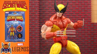 Marvel Legends WOLVERINE Brown Suit XMen Retro Secret Wars 40th Anniversary Figure Review [upl. by Hessler555]