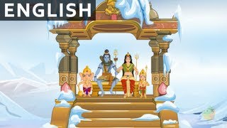 Kuberas Feast  Ganesha In English  Watch this most popular Animated  Cartoon Stories [upl. by Carie]