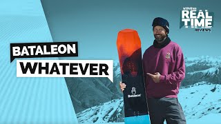 Bataleon Whatever Snowboard  Real Time Reviews [upl. by Selbbep]