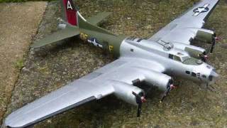 ACADEMY 172 B17 G Flying Fortress  Pt2 The Completed Build [upl. by Brianna]