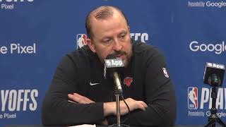 Tom Thibodeau PostGame Interview  Indiana Pacers vs New York Knicks Game 7 [upl. by Ainej]