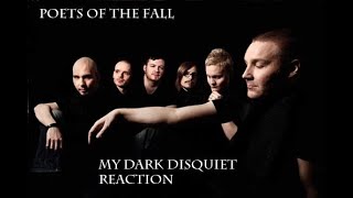 Poets of the Fall  My Dark Disquiet First Time Reaction [upl. by Ynehpets]